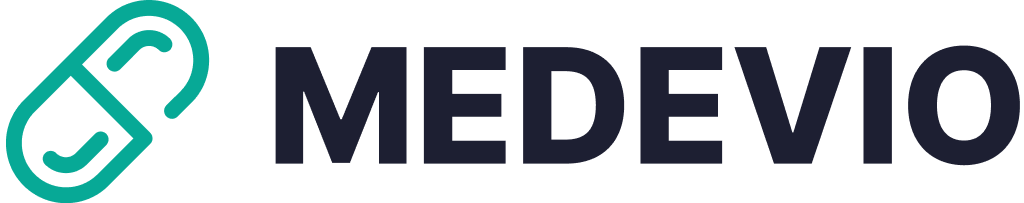 Medevio logo tmava